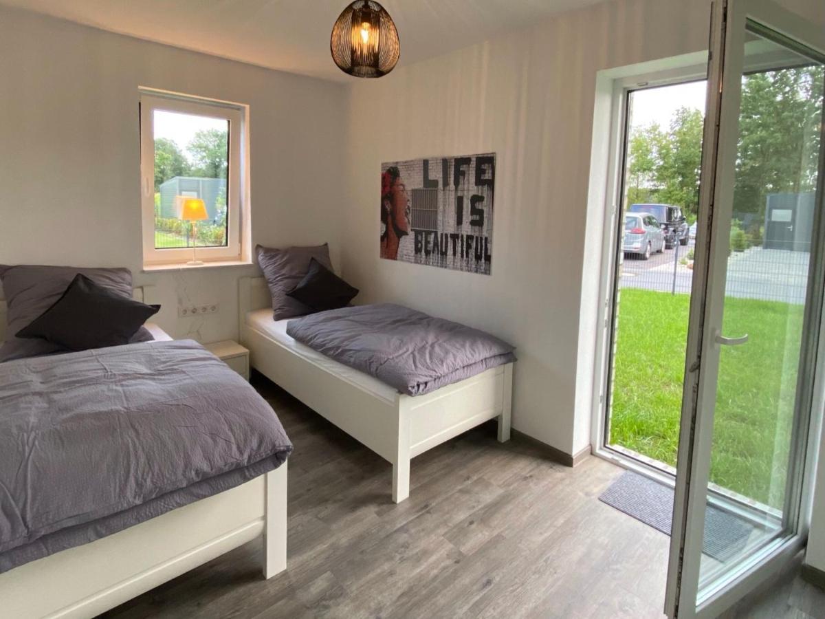 Ferienhaus Moin. Am Harkebruegger See Mit Sauna Barssel  Extérieur photo